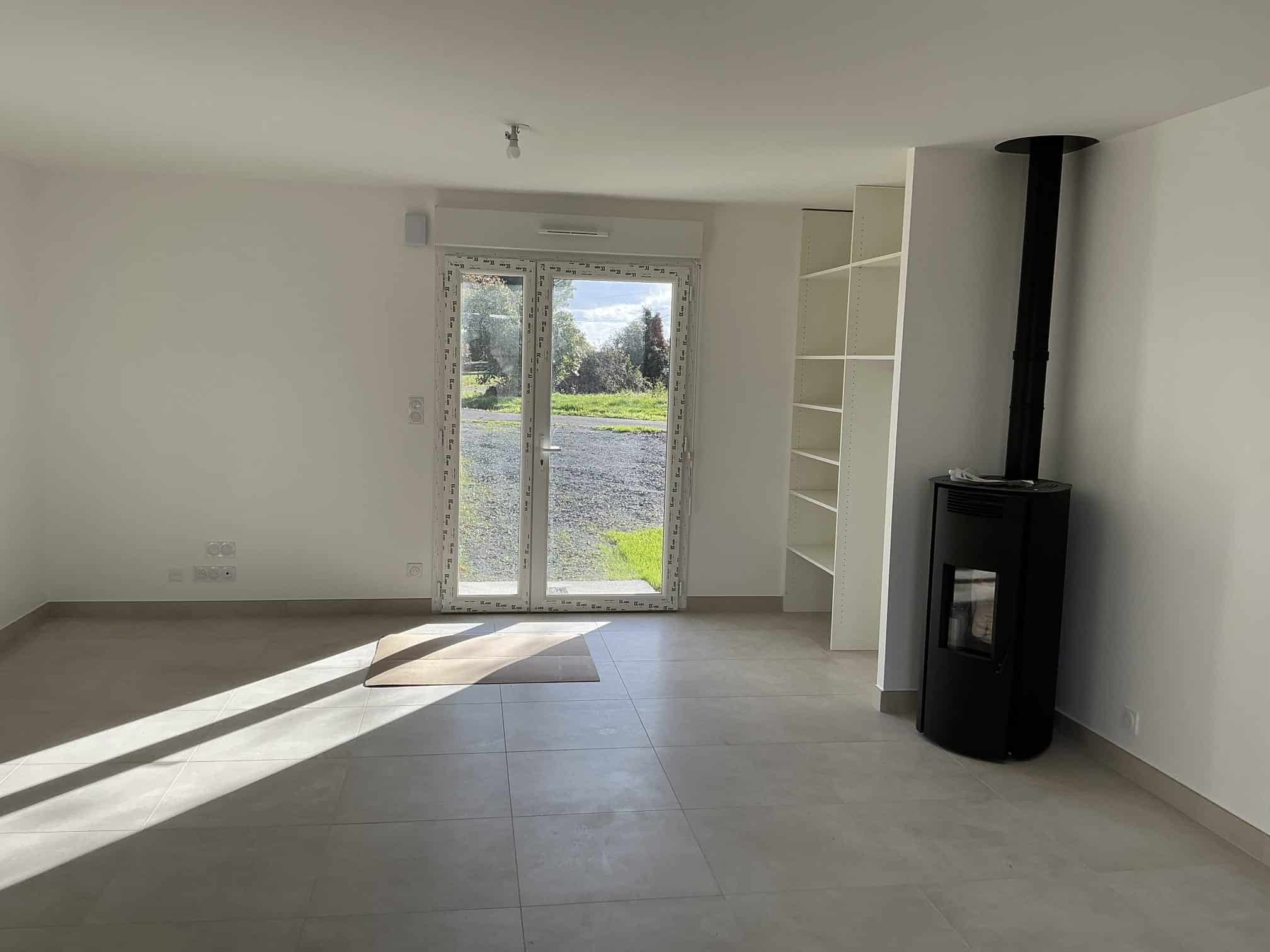 photo d'une rénovation complète d'une maison à St Lumine de Clisson pour la création de 3 locatifs