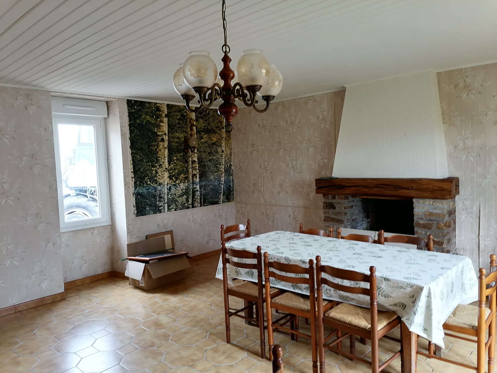 photo d'une rénovation complète d'une maison à St Lumine de Clisson pour la création de 3 locatifs